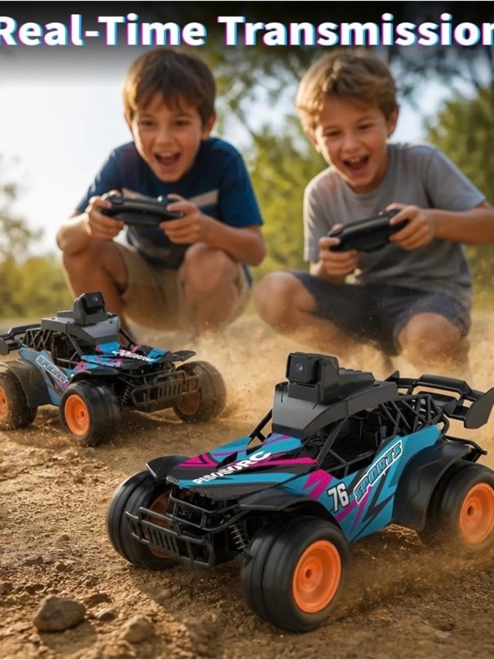 NEW - RC Car with Camera, 2.4GHz Remote Control Truck with 2.8”LCD Screen & 60°